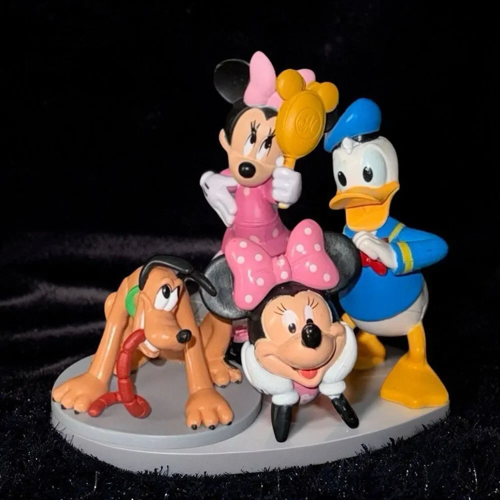 Disney's Cake Toppers Minnie Pluto Donald Duck Figures Toppers A48